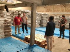 Sat Samapta Polres Grobogan Gelar Pengecekan Gudang Logistik KPU Jelang Pemilu 2024