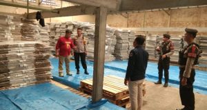 Sat Samapta Polres Grobogan Gelar Pengecekan Gudang Logistik KPU Jelang Pemilu 2024