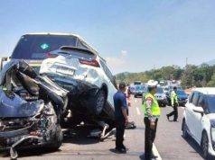 Polisi Amankan Sopir Bus Kecelakaan Beruntun di Tol Semarang