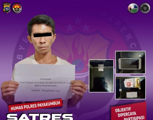 Belum Sempat Konsumsi Sabu, Yogi Ditangkap di Halaman Rumah