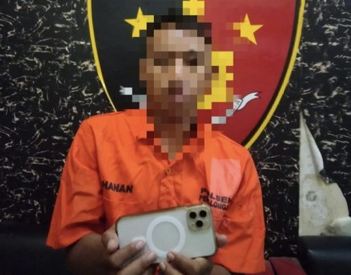 Seorang Pemuda Ditangkap Polres Lamtim Karena Mencuri Handphone, Pelaku Pura-pura Meminta Sumbangan
