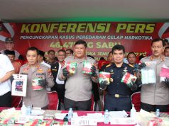 Selama September 2023 Polda Kepri Menggagalkan Peredaran Narkoba Jenis Sabu Seberat 46 Kg