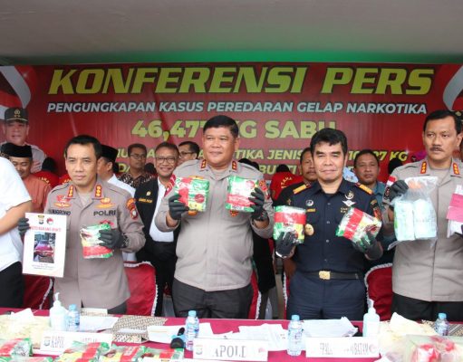 Selama September 2023 Polda Kepri Menggagalkan Peredaran Narkoba Jenis Sabu Seberat 46 Kg