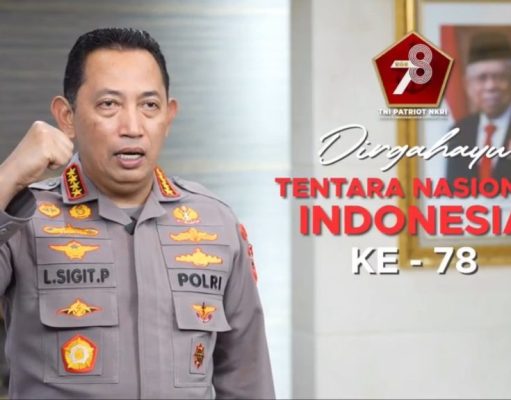 HUT Ke-78 TNI, Kapolri: “TNI-Polri Pilar Penting Demokrasi”