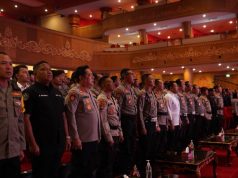 Dalam Rangka Pengamanan Kegiatan Internasional KTT (AIS), Mabes Polri Bersama Polda Bali Laksanakan Latihan Praoperasi Kepolisian Terpusat Tribrata Agung-2023
