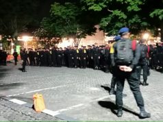 500 Personil Brimob Polda Metro Jaya Tiba Melalui Bandara Ngurah Rai Dalam Rangka Pengamanan KTT AIS