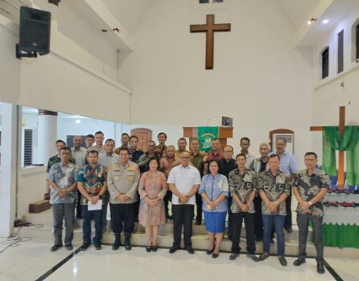 Kapolres Metro Jakarta Utara Hadiri Ibadah Persekutuan Kaum Bapak di Gereja Gpib Filipi Getsemani Cilincing
