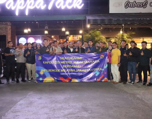 Silaturahmi Kapolres Metro Jakarta Utara Bersama Influencer Penggiat Media Sosial