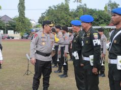 Apel Gelar Pasukan Pengamanan MotoGP 2023 dipimpin Langsung Kapolda NTB