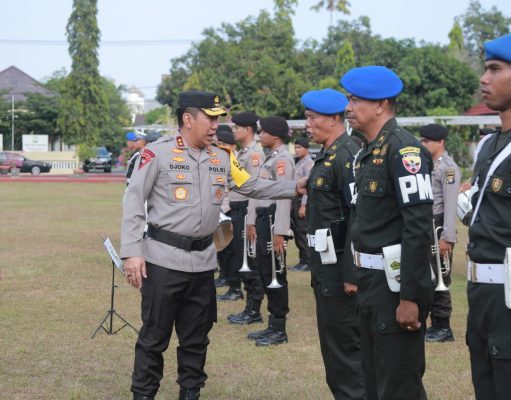 Apel Gelar Pasukan Pengamanan MotoGP 2023 dipimpin Langsung Kapolda NTB