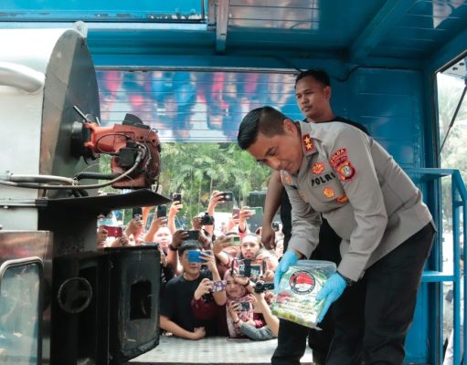 Polda Metro Jaya Musnahkan Ratusan Kilogram Narkoba Hasil Pengungkapan Juli-September