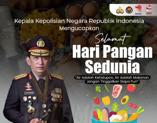 Kapolri Sambut Hari Pangan Sedunia: “Air adalah Kehidupan, Air adalah Makanan”