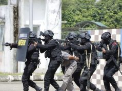 Pengamanan Kota Operasi Mantap Brata, Polres Aceh Barat Gelar Simulasi