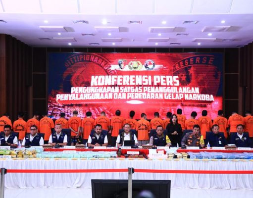 Satgas P3GN Ungkap 1.643 Kasus Narkoba, Tangkap 2.431 Tersangka