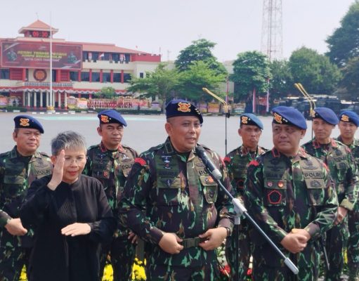 Dankor Brimob Baru Terima Penyerahan Staya Cakti Yanottama