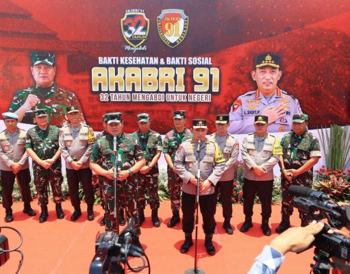 Kapolri Apresiasi Akabri 91 Gelar Bakti Sosial dan Bakti Kesehatan