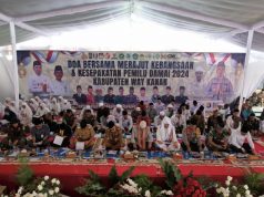 Polres Way Kanan Gelar Doa Bersama Merajut Kebangsaan dan Kesepakatan Pemilu Damai 2024