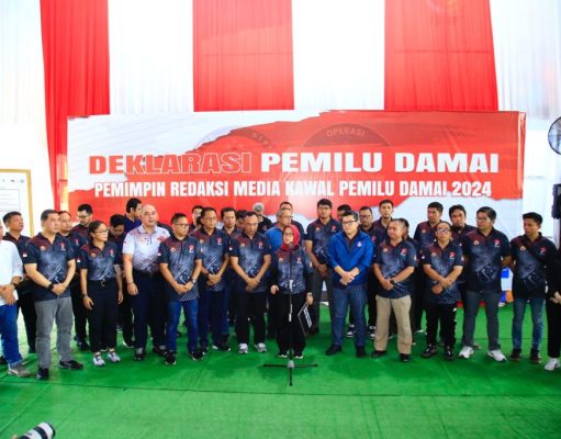 Polri, Dewan Pers, dan Pimpinan Media Deklarasi Pemilu Damai 2024