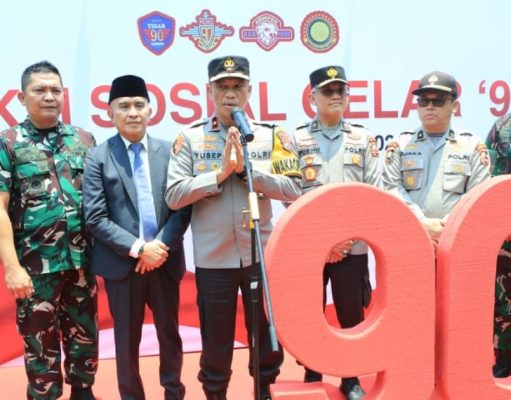 Panglima TNI – Kapolri Buka Baksos 33 Tahun Mengabdi Untuk Negeri AKABRI 90 Melalui Video Virtual