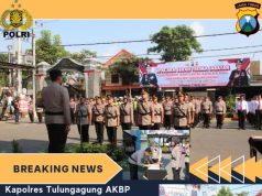 Kapolres Tulungagung Pimpin Sertijab Sejumlah Perwira