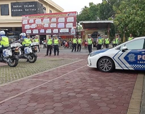 Polres Grobogan Gelar Pelatihan Pengamanan dan Pengawalan dalam rangka Ops Mantap Brata Candi 2023-2024