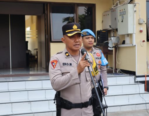 65 Personel Polri Polresta Magelang Amankan Kantor Penyelenggara Pemilu