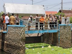 Hadapi Musim Penghujan, Kapolres Probolinggo Kota bersama BPBD Cek Kesiapan EWS di 5 Titik Dam