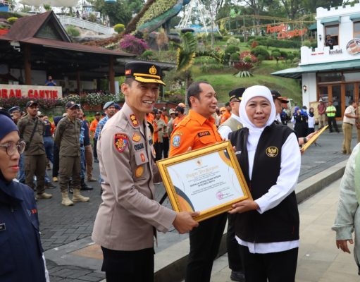 Polres Batu Bersama Forkopimda Siagakan Personel Penanganan Bencana Alam