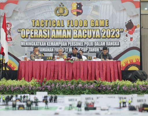 Matangkan Kesiapan Pengamanan Piala Dunia U-17 FIFA 2023 Polda Jatim Gelar TFG