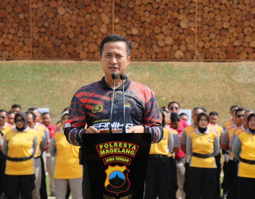 Dukung Kemampuan Personel Polri, Polresta Magelang Resmikan Lapangan Tembak “Sanika Satyawada”