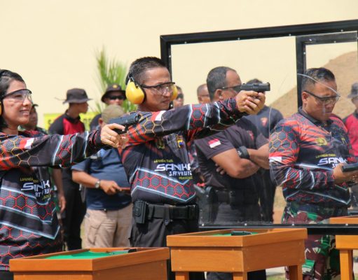 Ekshibisi Lomba Menembak di Lapangan Tembak “Sanika Satyawada” Polresta Magelang, Ini Juaranya