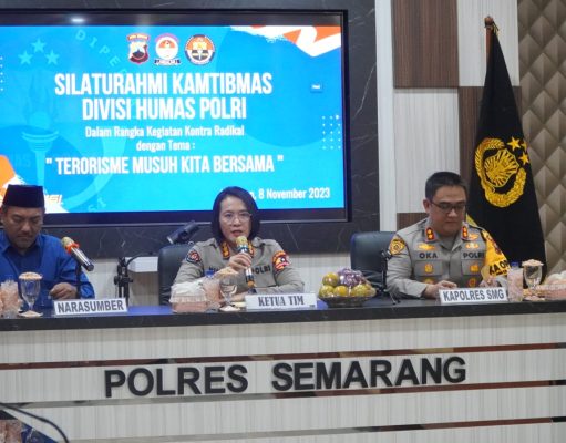 Cegah Paham Radikalisme, Div Humas Polri Gelar Silaturahmi Kamtibmas di Polres Semarang