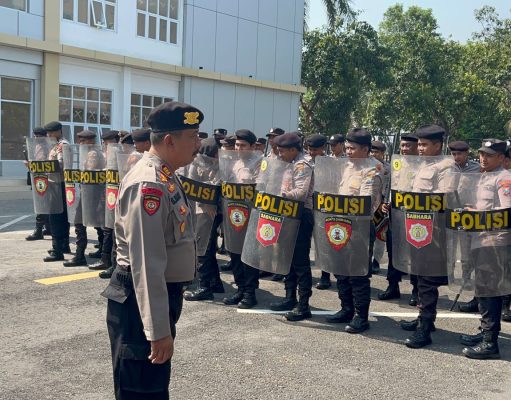 Latihan Pengendalian Massa Antisipasi Gangguan dalam Pentahapan Pemilu 2024