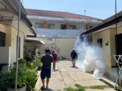 Siedokkes Polresta Malang Gelar Fogging Cegah DBD