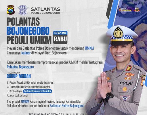 Dukung UMKM, Polres Bojonegoro Bantu Promosikan Produk Kuliner Melalui Jejaring Sosial