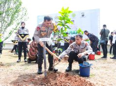 Polda Jateng Tanam Puluhan Ribu Pohon Serentak Mendukung Program Ekonomi Hijau