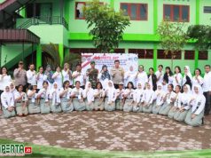 Giat Kapolres Simalungun Pimpin Police Goes To School Di SMK Negeri 3 Medan Km 10 Nagori