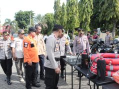 Polres Situbondo Bersama TNI dan Pemkab Cek Kesiapan Penanggulangan Bencana Alam