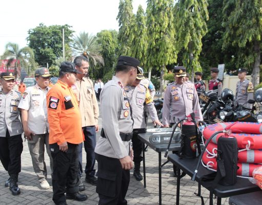 Polres Situbondo Bersama TNI dan Pemkab Cek Kesiapan Penanggulangan Bencana Alam
