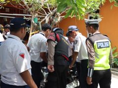 Polres Kendal Patroli Sambangi SMPN 1 Kendal Antisipasi Tawuran Antar Pelajar