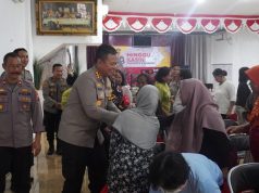 Dekat dan Bersahabat, Polresta Sidoarjo Gelar Minggu Kasih Dengan Baksos dan Bakkes