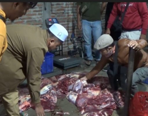 Polres Magetan Berhasil Ungkap Daging Sapi Gelonggongan, Terduga Pelaku Diamankan