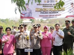 Kapolres Nganjuk Pimpin Penanaman 1000 Pohon : Upaya Serius dalam Pelestarian Alam dan Peringati Hari Pohon Sedunia