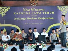Kapolda Jatim Gelar Doa Bersama Dengan Keluarga Korban Kanjuruhan