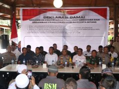 Seluruh Elemen Masyarakat Deklarasi Ciptakan Bitung Damai