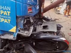 Gercep Polantas Polres Sragen Tangani Kecelakaan Karambol Di Desa Jeruk