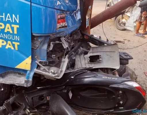 Gercep Polantas Polres Sragen Tangani Kecelakaan Karambol Di Desa Jeruk