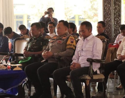 Giat Humas Polres Rembang Hadiri Pelantikan Pengurus PWI Kabupaten Rembang