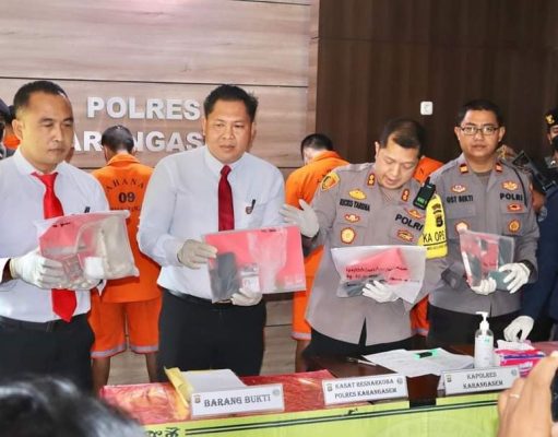Polres Karangasem Bekuk Pedagang, Buruh Proyek dan Satpam Nyabu