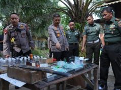 Polda Sumut dan Kodam I Bukit Barisan Gerebek Lokasi Judi dan Narkoba di Kutalimbaru